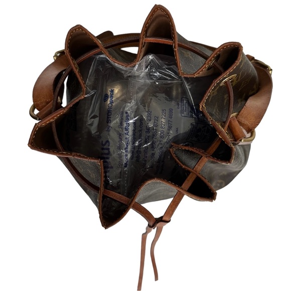 Louis Vuitton Petit Noe Shoulder Bag Monogram Coated Canvas Drawstring Vintage - Picture 11 of 17